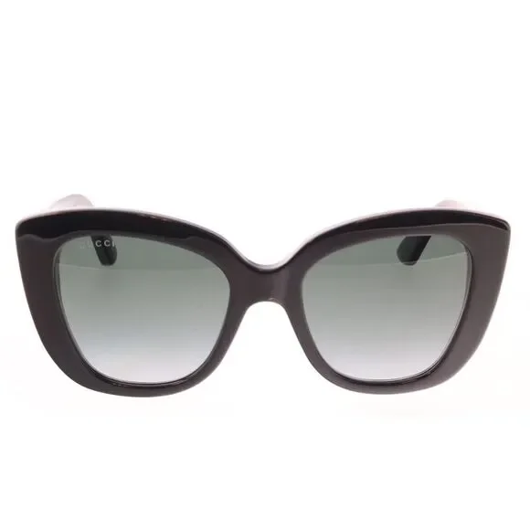 Store Return Gucci GG0327S-001 Oversized Black Cat-Eye Sunglasses - Picture 7 of 7